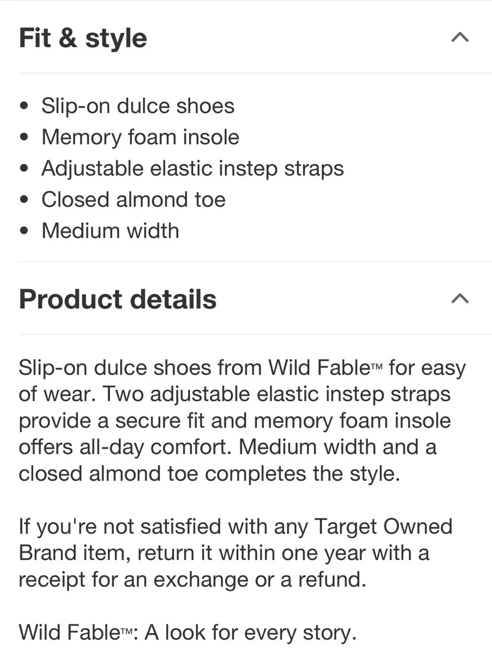 Women’s Size 11 Wild Fable Dulce Shoes Cream NEW - Picture 6 of 6